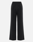EP YAYING Satin Contrast Wide Leg Pants
