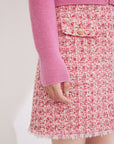 EP YAYING Pure Color Wool Knit Sweater
