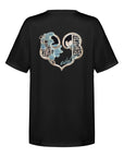 YAYING Acetic Acid Square Shoulder T-shirt