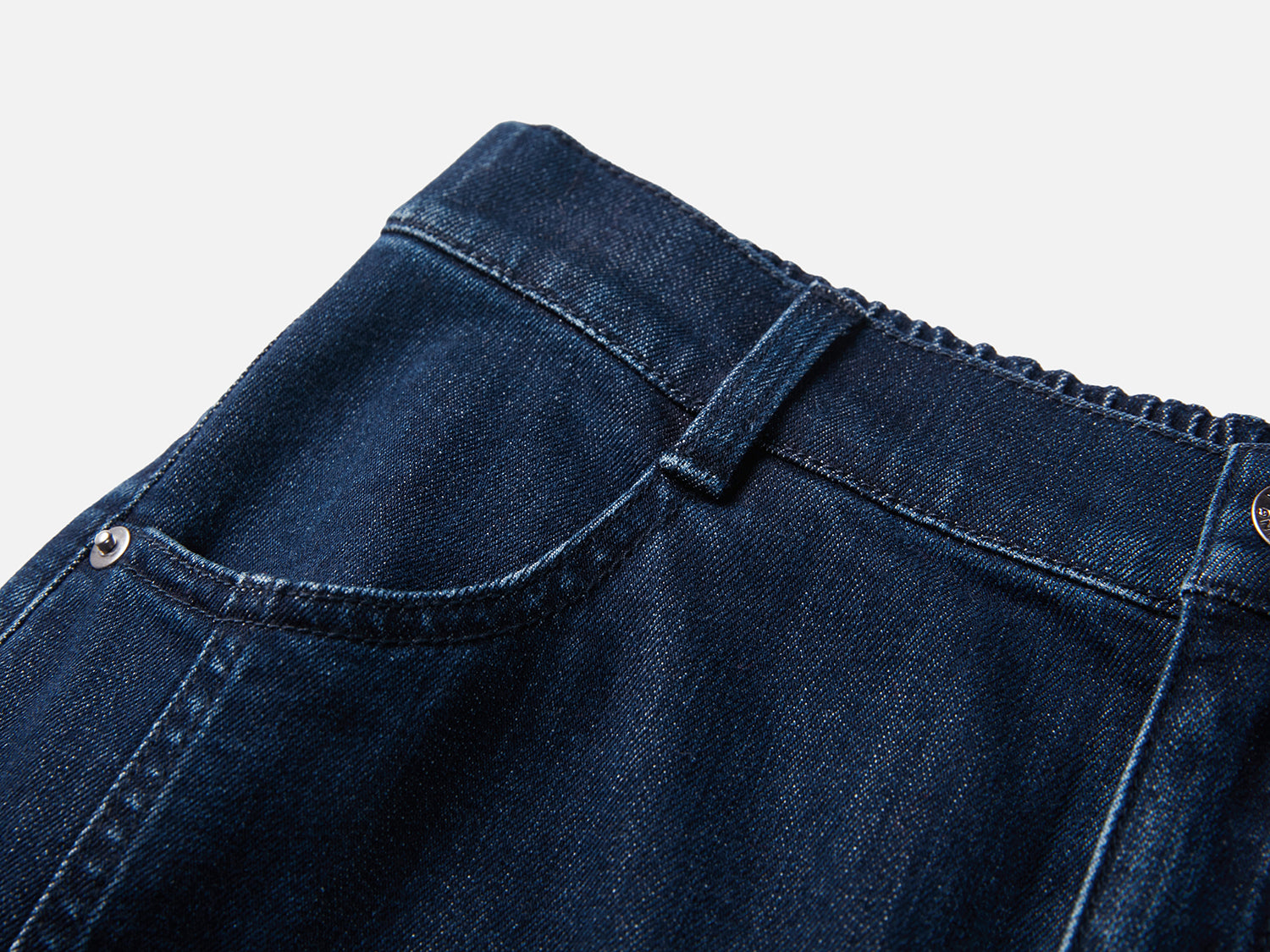 EP YAYING Straight Denim Skirt