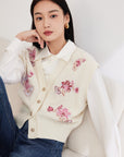 EP YAYING Wool Knitted Vest