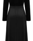 YAYING Triacetate Black Dress