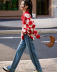 EP YAYING Splicing Slim Jeans