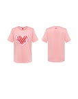 YAYING Heart Print T-Shirt