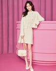 EP YAYING Elegant Woolen Skirt
