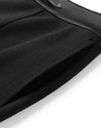 YAYING Merino Wool Micro Flare Black Pants