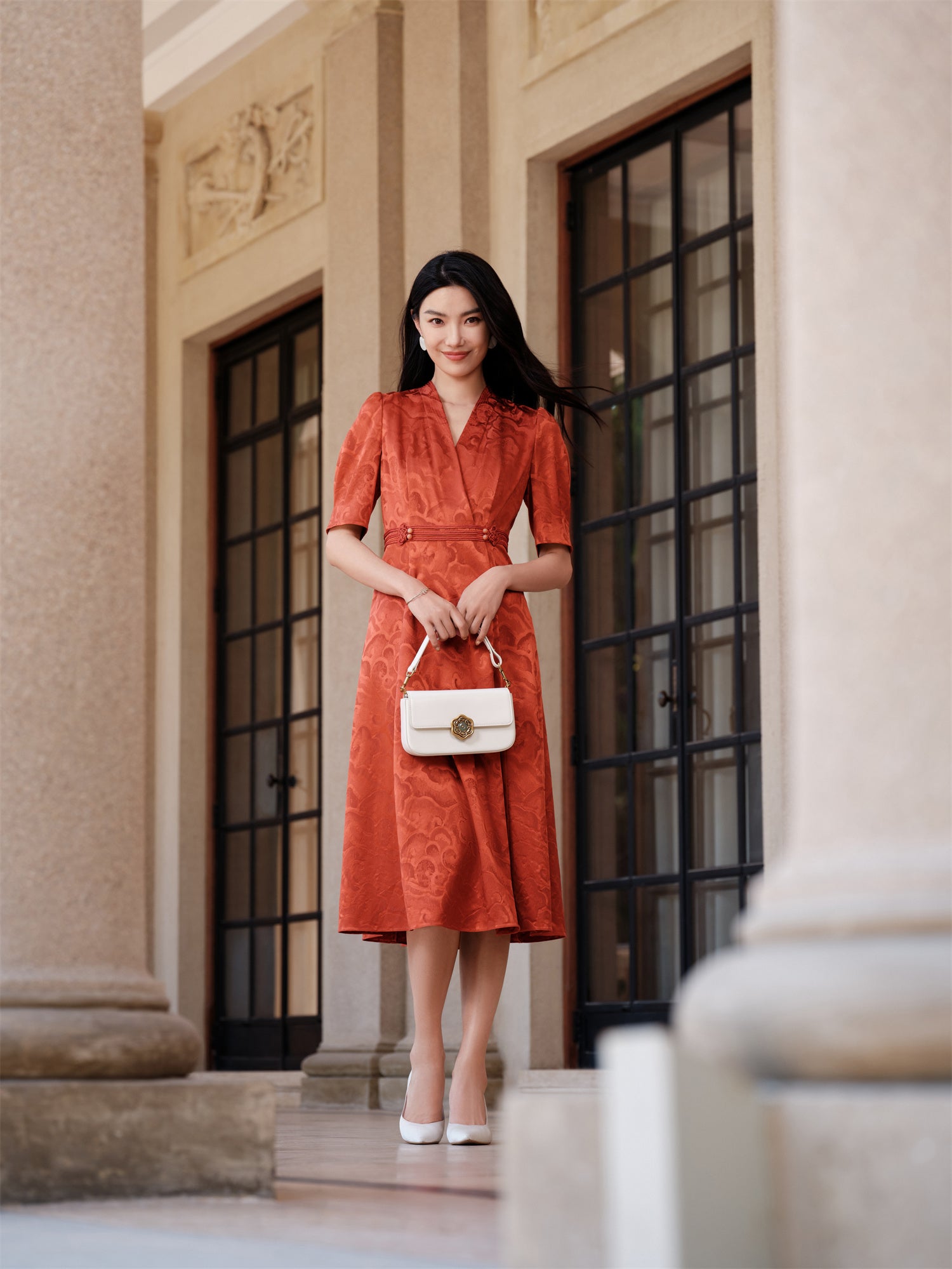 YAYING Mulberry Silk Red Dress