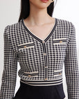 EP YAYING Printed Pleated Slim Shirt