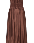 YAYING Pleated Waist-Cinched Dress