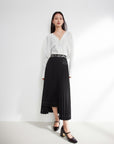 EP YAYING Chinese-style Pleated Skirt