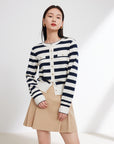 EP YAYING Merino Wool Knitted Cardigan