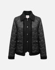 EP YAYING Wool Bouclé Patchwork Down Jacket