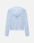 EP YAYING Linen Hooded Knit Cardigan