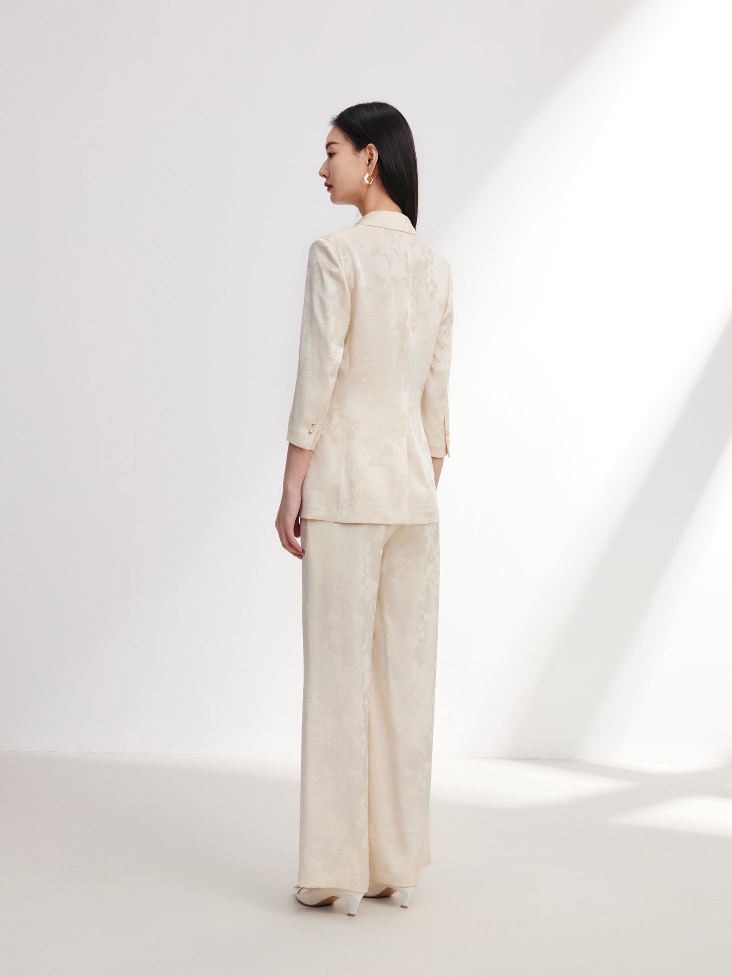 EP YAYING Silk Blazer