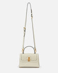 EP YAYING Woven Leather Flap Bag