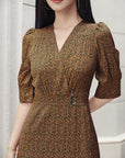 YAYING One-Piece Tea-Length Dress