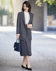 EP YAYING Gray Wool Blazer