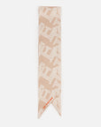 EP YAYING Letter Printed Silk Scarf