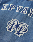 EP YAYING Cloud Denim Cotton Jacket