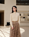 YAYING Wool Cashmere Knitted Cardigan