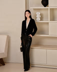 YAYING Fashion Wide-Leg Leather Pants