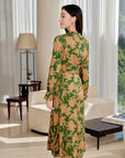 YAYING Chinese Style Waist-Cinched Dress
