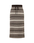 EP YAYING Jacquard Straight-Leg Skirt