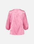 EP YAYING Silk Jacquard Crew Neck Shirt EGKES2243AF