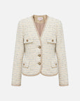 EP YAYING Tweed Chanel-Style Jacket