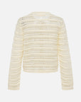 EP YAYING Hollow Textured Knit Cardigan EGKEC9121AM