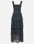 EP YAYING Silk Printed Dress EGKEA4209AZ