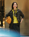 EP YAYING Olive Green Travel Commuter Jacket EGLAW1228A
