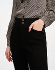 EP YAYING High Waist Flared legs Pants