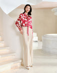 YAYING Silk Printed Shirt