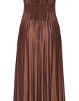 YAYING Pleated Waist-Cinched Dress