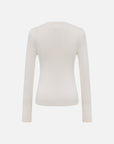 EP YAYING Slim Fit Round Neck Knit Sweater