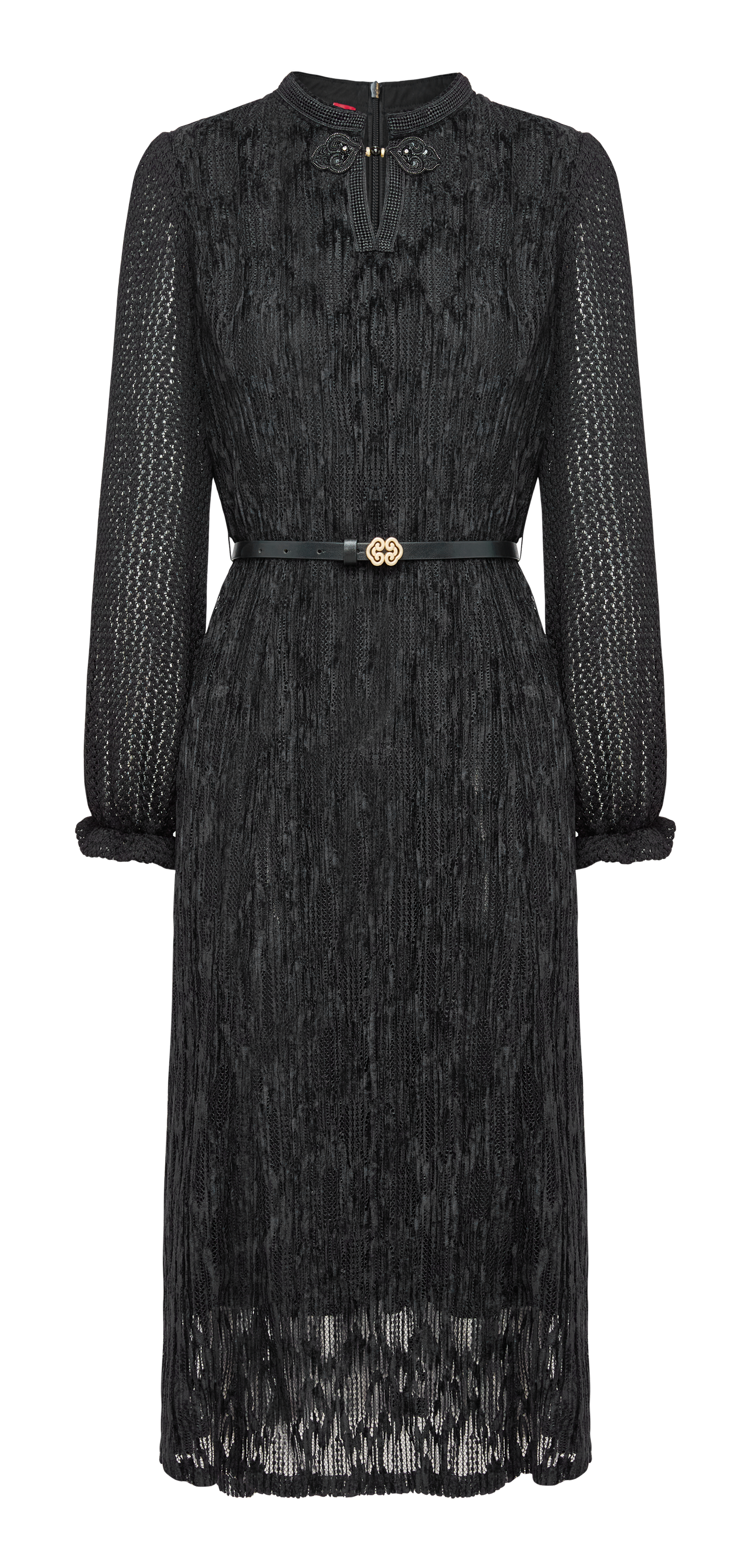YAYING Chinese Style Pleated Little Black Dress – EP YAYING
