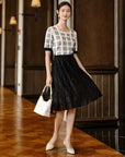 YAYING Starry Night Knit Dress