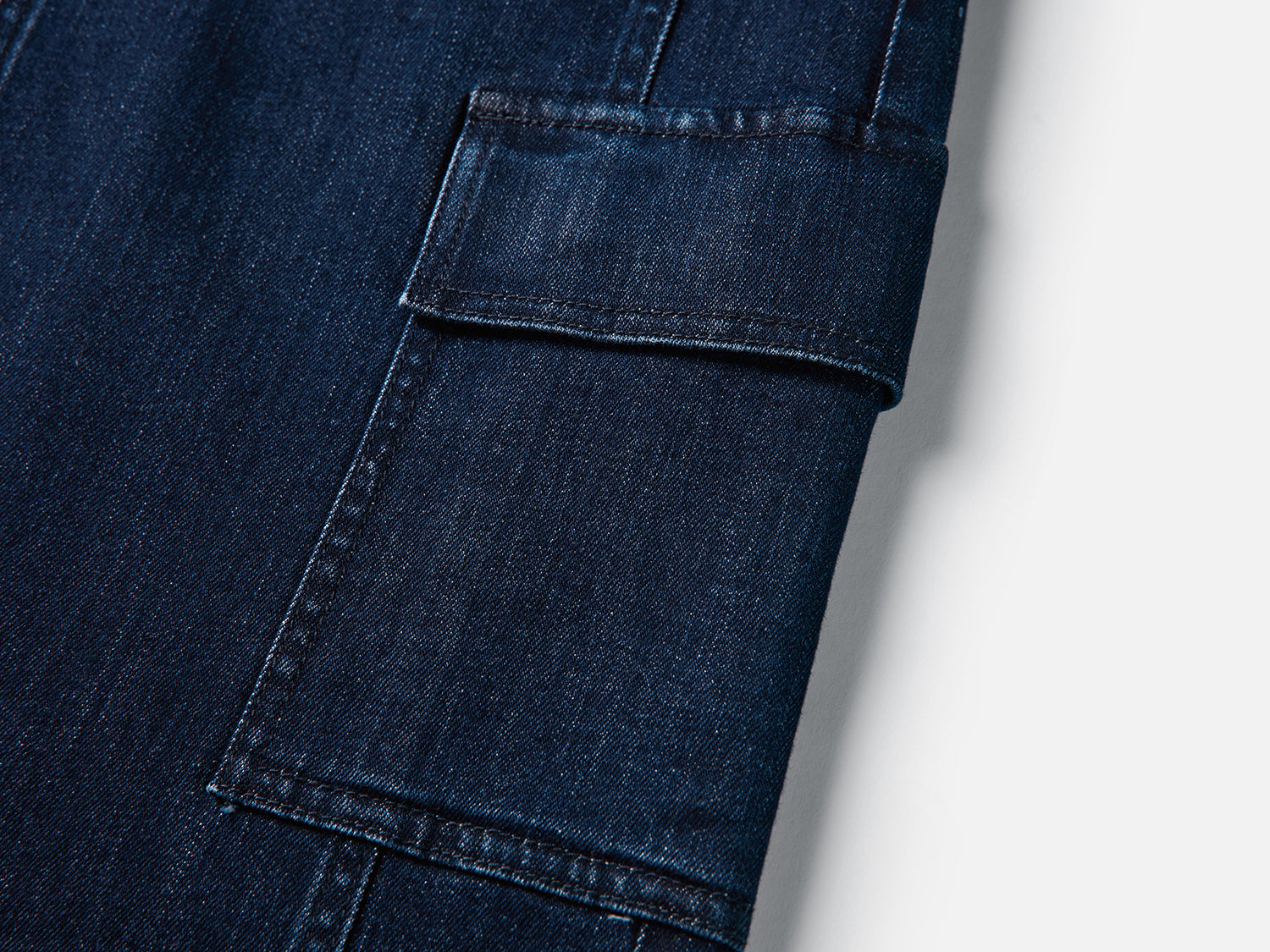 EP YAYING Straight Denim Skirt