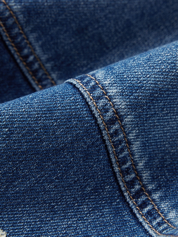 EP YAYING Cloud Denim Cotton Jacket