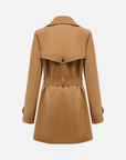 EP YAYING Mid-Length Trench Coat