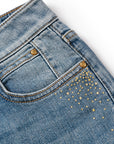 YAYING High-Waisted Flared Jeans