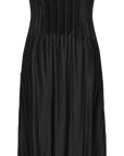 YAYING Pleated Waist-Cinched Dress