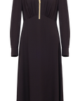 YAYING Silk Waist-Cinched Dress