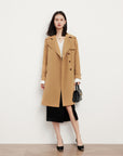 EP YAYING Mid-Length Trench Coat