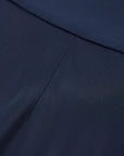 YAYING Navy High-Waisted Maxi Skirt