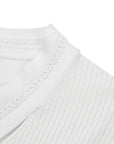 YAYING White Short Sleeve Top