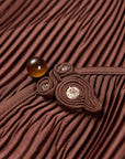 YAYING New Chinese Pleated Shirt