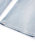 YAYING Light Wash Wide-Leg Jeans