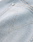YAYING Light Wash Wide-Leg Jeans